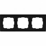 Рамка на 3 поста / WL04-Frame-03 черный