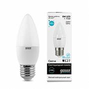 Gauss LED 8w-4100-E27 свеча