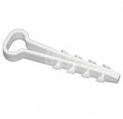 Дюбель-хомут 5-10 белый прямоугольный (100шт.) PROconnect